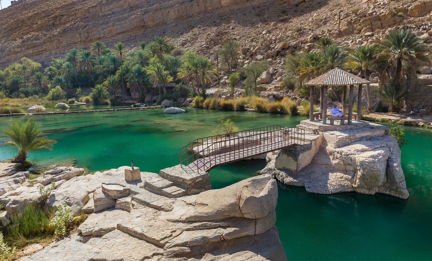 Swimming in Wadi Bani Khalid