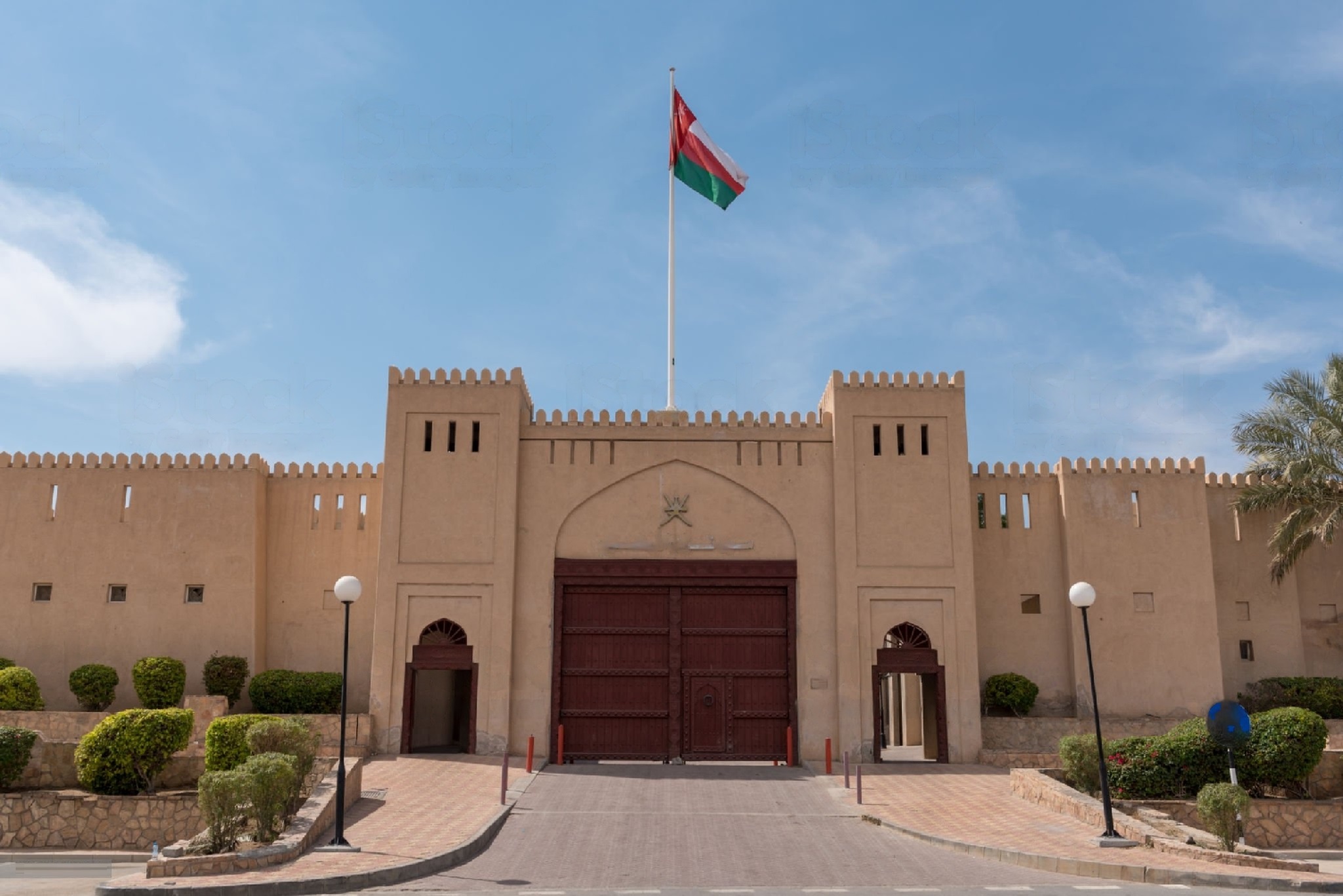 A bustling marketplace with traditional Omani goods in Nizwa Souq.